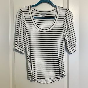 Evereve Allison Joy striped top. Like new